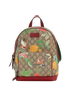 GG Tian Backpack, &pound;550, Handbags, Beige/Red, Canvas/Leather, Front view